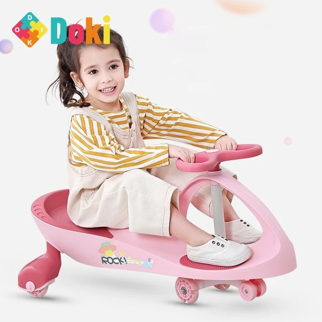 Doki Toy New Arrival Baby Twist Car Children Yo-yo Toy Kids Swing Car Universal Wheel Anti Rollover 2022 1