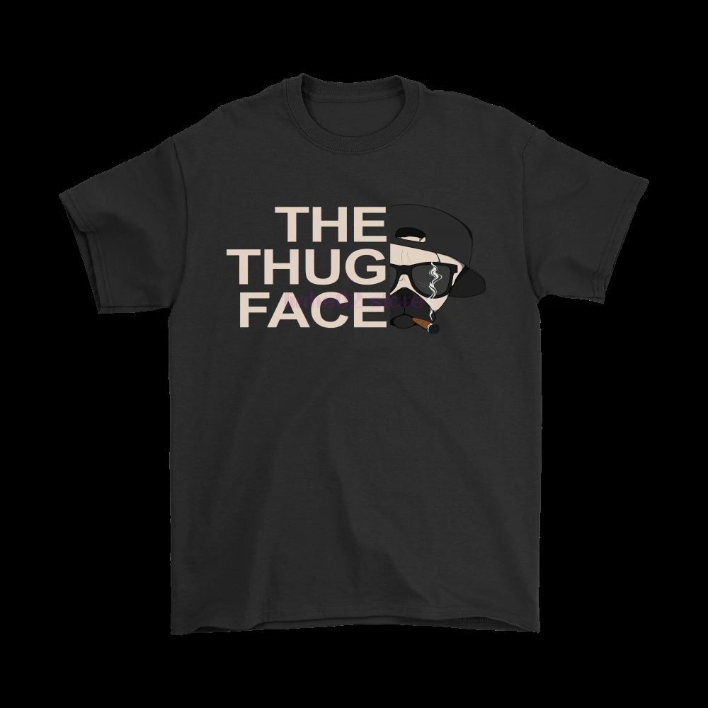 

The North The Thug Face Pug Dog Shirts
