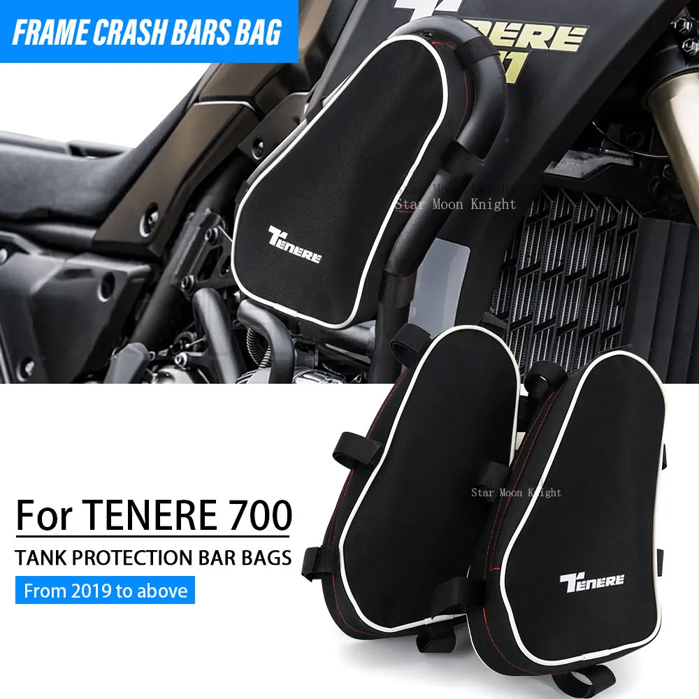 

For YAMAHA TENERE 700 Tenere700 XTZ 700 T700 T7 2019 Motorcycle Frame Crash Bars Waterproof Bag Bumper Repair Tool Placement Bag