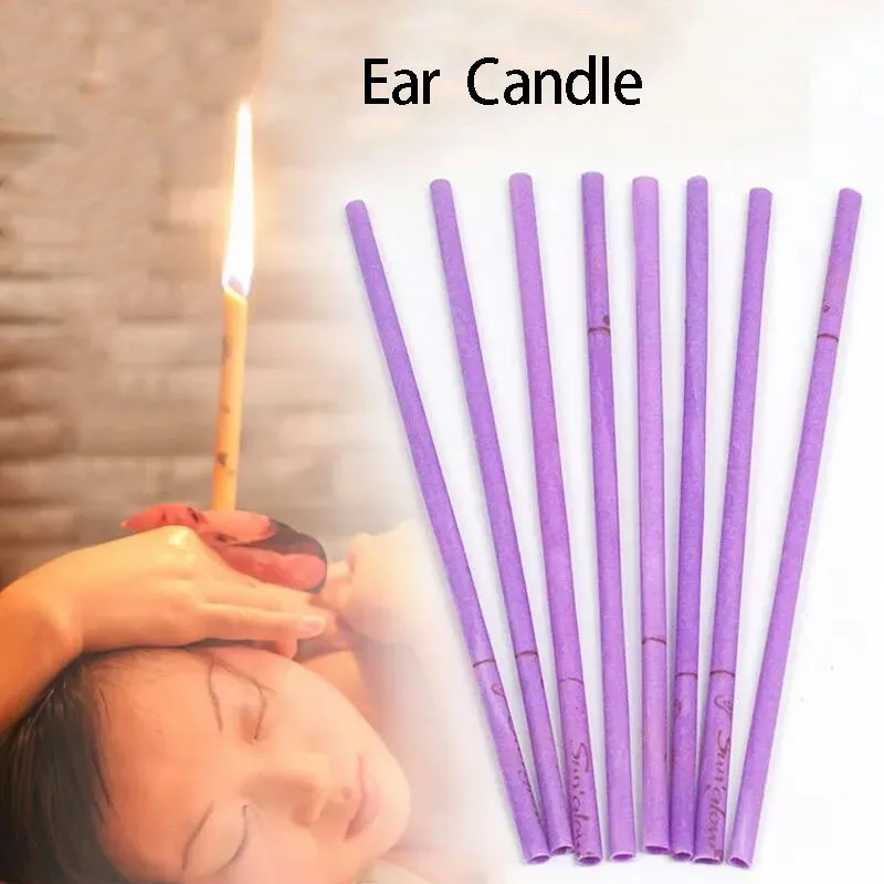 

100pcs=50Pairs Ear Cleaner Candle Indiana Candling Fragranc Horn Earplug Ear Wax Candle Hopi Ear Candle Wax Remover Aromatherapy