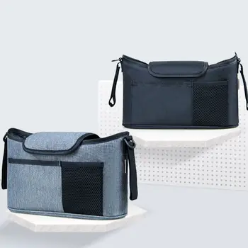

Universal Baby Trolley Storage Bag Stroller Cup Carriage Large Capacity Organizer