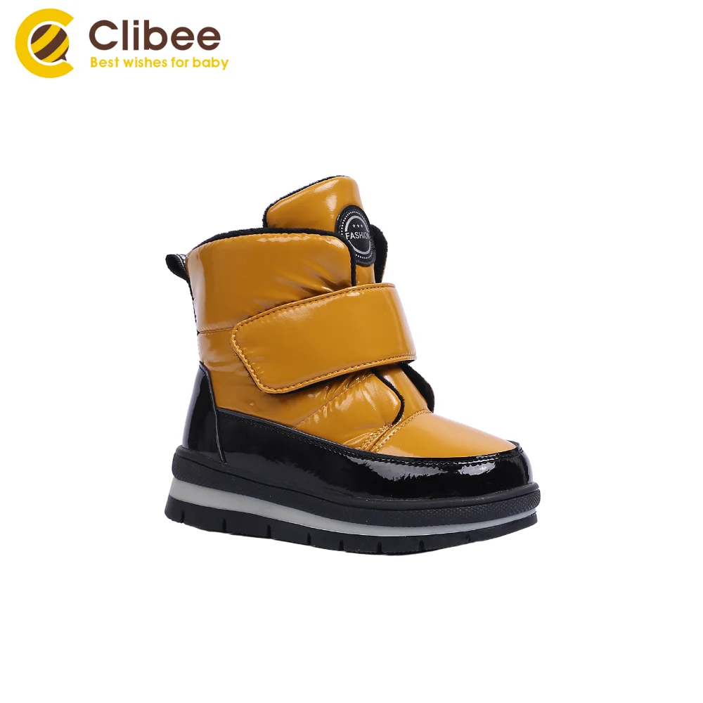 Clibee/зимние сапоги для мальчиков и девочек Детская теплая водонепроницаемая