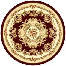 Европейский стиль круглый цветочный ковер спальня для гостиной классический нескользящий коврик