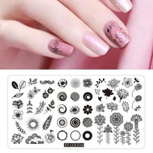1 шт 7,5*14 см наклейки для ногтей шаблон для ногтей свадьба любовь шаблон для ногтей штамп для дизайна ногтей штамп шаблон изображения