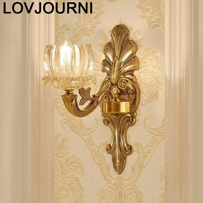 Verlichting Фреска Interieur Внутреннее освещение лампа кристалл аппликация Murale светильник Wandlamp Aplique Luz сравнению настенный светильник для спальни