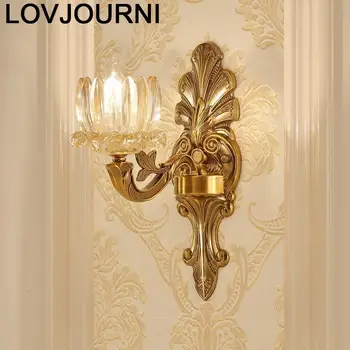 

Verlichting Mural Interieur Indoor Lighting Lamp Crystal Applique Murale Luminaire Wandlamp Aplique Luz Pared Bedroom Wall Light