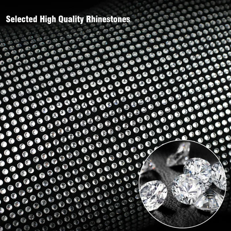 Crystal Car Gear Shift Collar Cover Hand Brake Cover Car Seat Safety Belt Cover Bling Rhinestones Auto Interior Accessories 1PC