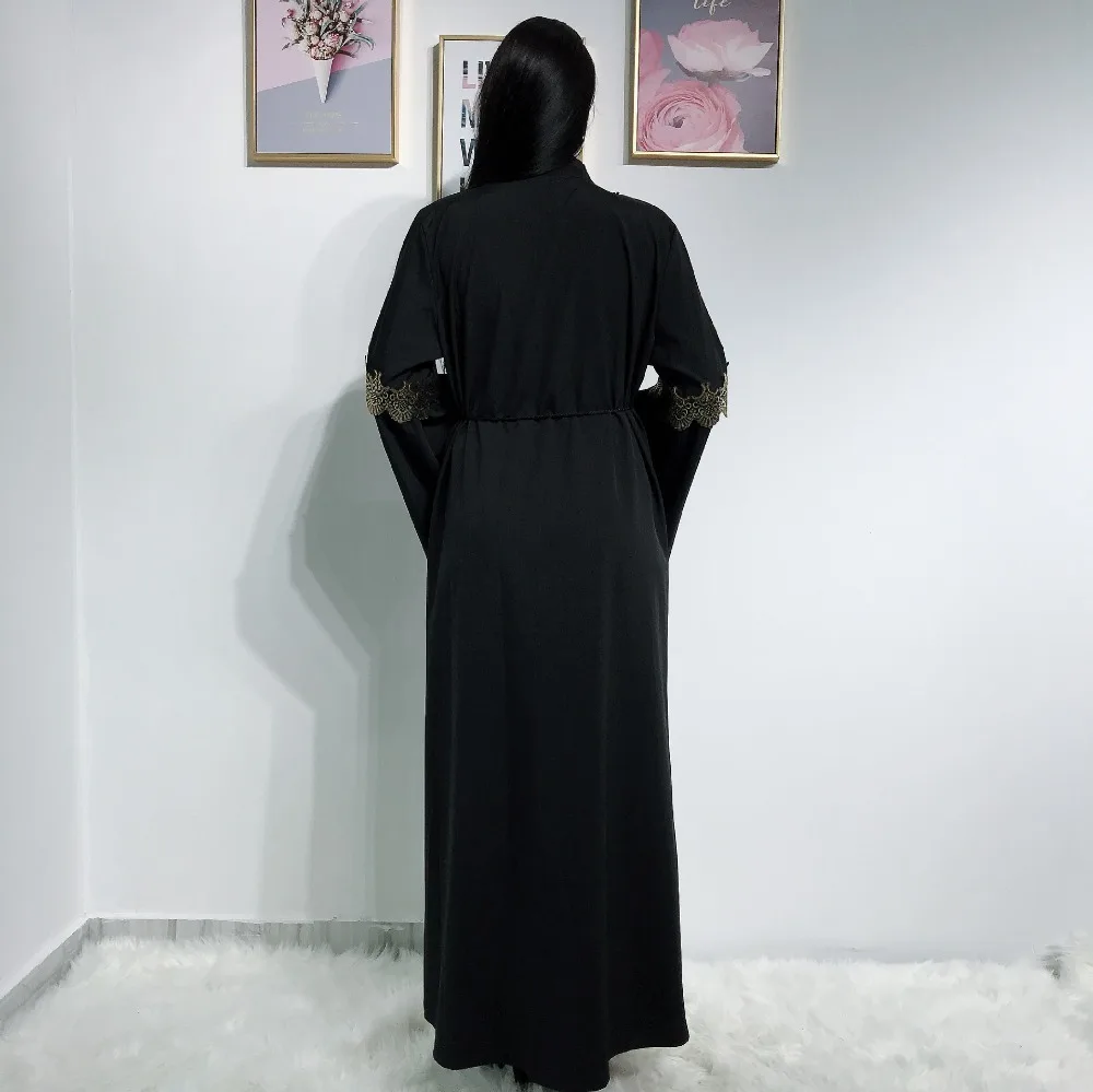 Elegnat мусульманский абайя печати Макси платье кардиган длинный халат кимоно Рамадан ИД мусульманская молитва одежда служения