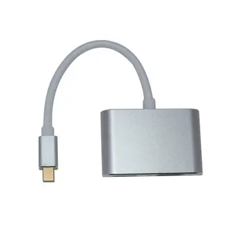 

Aluminum Multi-Function Thunderbolt Mini Displayport 1.2 to HDMI 4K&2K VGA Converter Adapter Cable for Macbook Pro