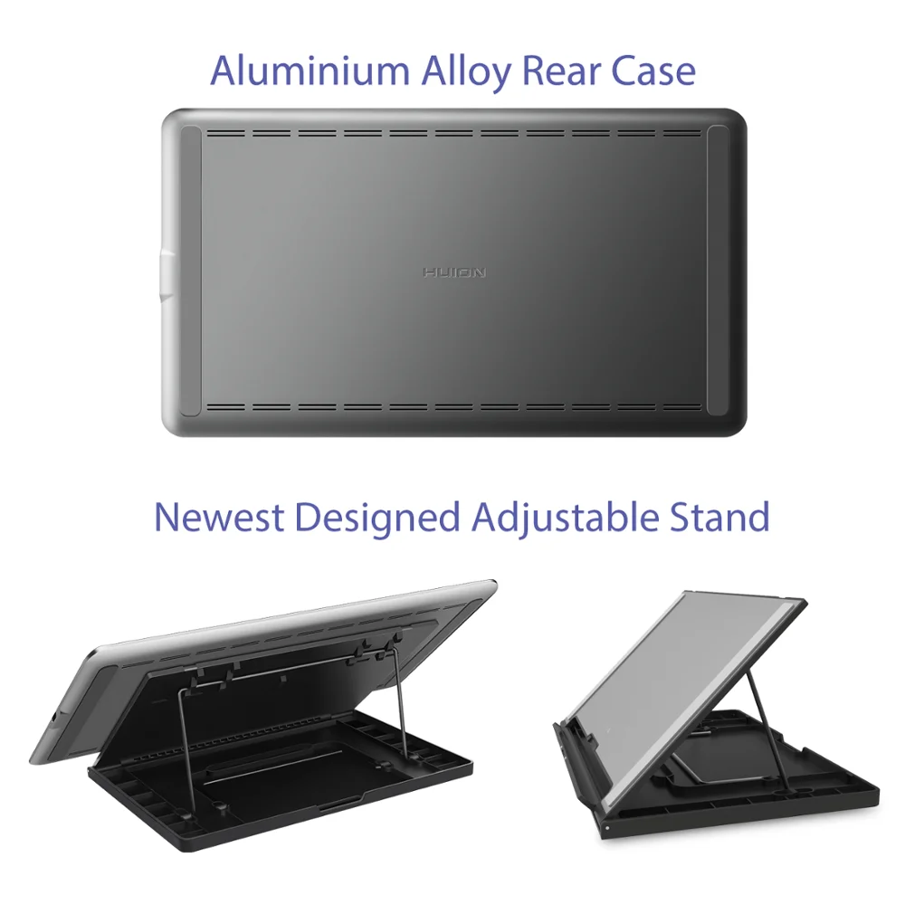 HUION KAMVAS 프로 12 디지털 태블릿 GT-116, 배터리 프리 펜 디스플레이 드로잉 태블릿 모니터, 틸트 기능 AG 유리 8192 레벨