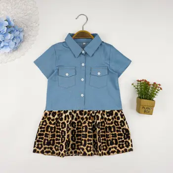 

Toddler Baby Kids Girls Princess Party Tutu Dress Denim Tulle Skirts Dresses AU