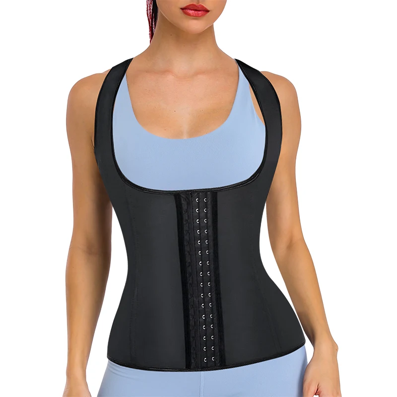 Women's Latex Underbust Waist Trainer Shapewear Cincher Corset Body Shaper  Steel Bone Corset Slimming Vest Plus Size Girdle Belt - Waist Trainer, Shapewear, Waist Training Corsets, Shapewear