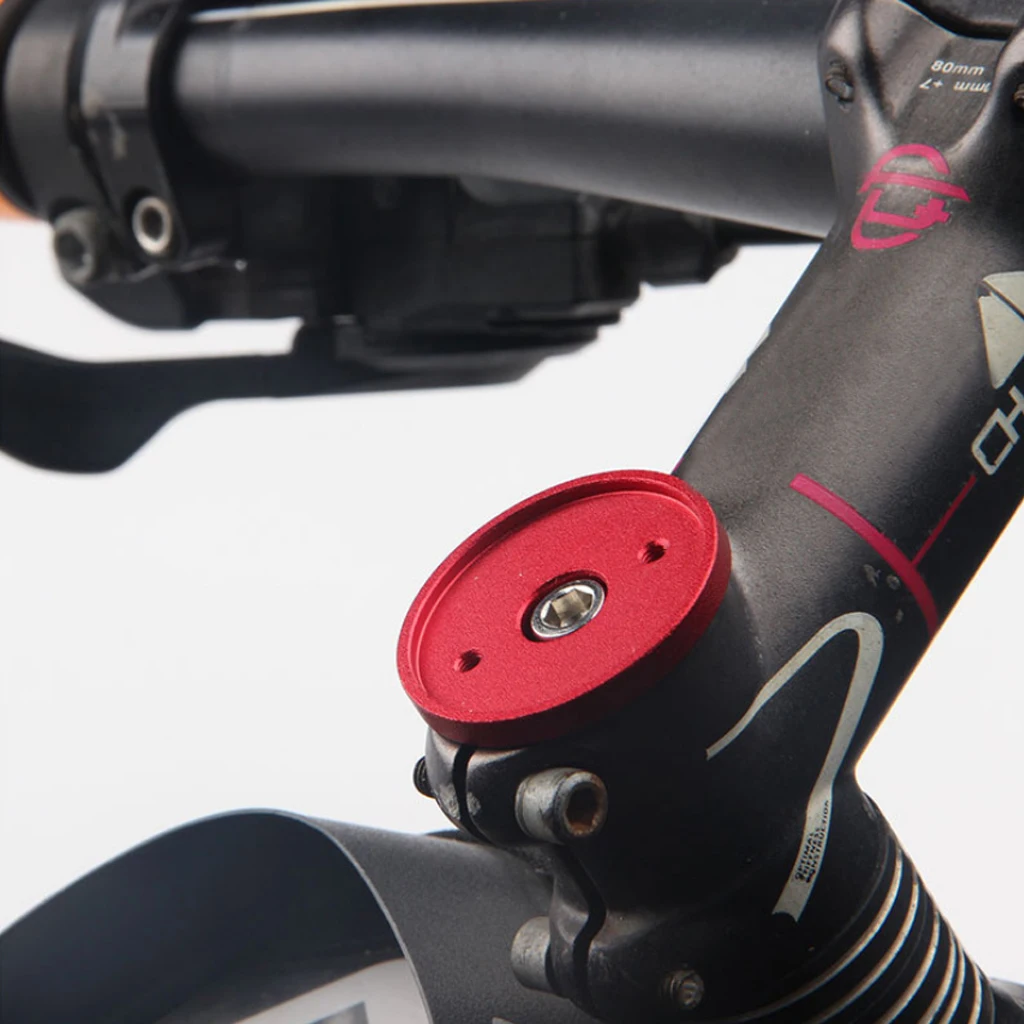 Aluminium Alloy Bicycle Stem Top Cap Computer GPS Stopwatch Mount Holder for Garmin