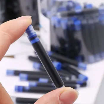 

100pcs Jinhao Universal Black Blue Fountain Pen Ink Sac Cartridges 2.6mm Refills School Office Stationery N1HD