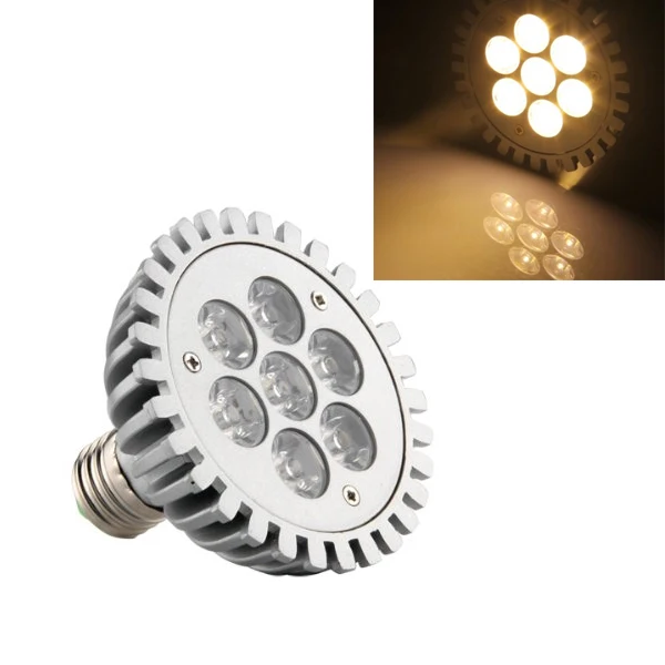

Hot E27 Warm White PAR30 High Power LED Office Spot Light Lamp Bulb Energy Saving 7W