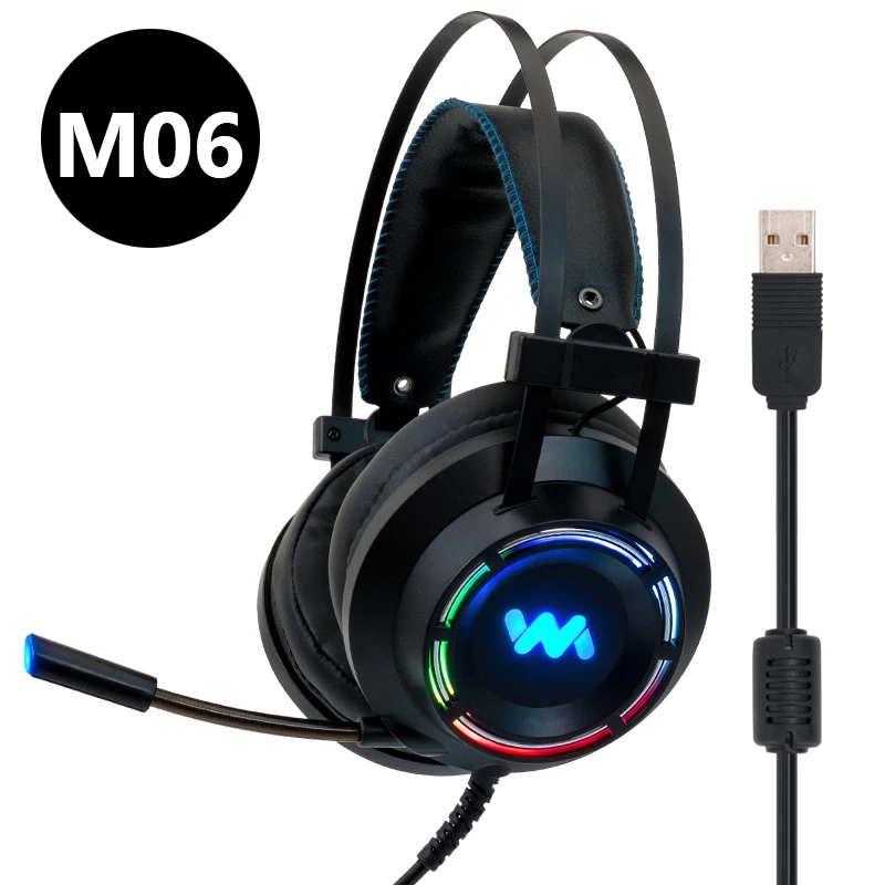 ChonChow Professional Gaming Headphone 7.1 Virtual Surround wired LED Headset Earphone with Microphone for Computer PC Gamer