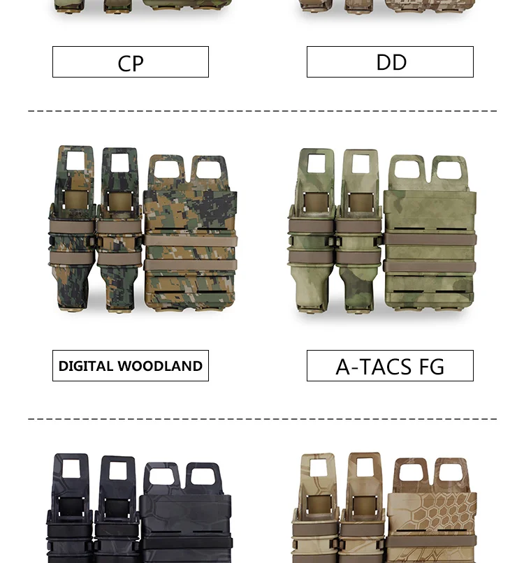 Экшн Юнион 5,56 M4 Тактический Пистолет подсумок Molle Fastmag кобура камуфляж Зажим для ремня быстро тянет страйкбол стрельба охота