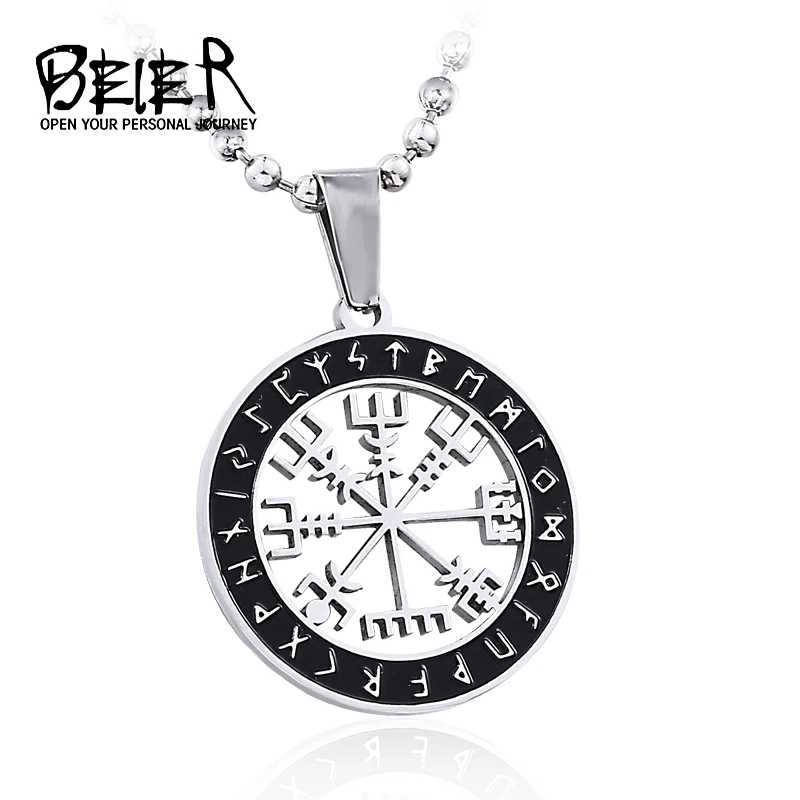 Байер нержавеющая сталь viking волк Nordic Viking amulet Волчья Голова для мужчин кулон