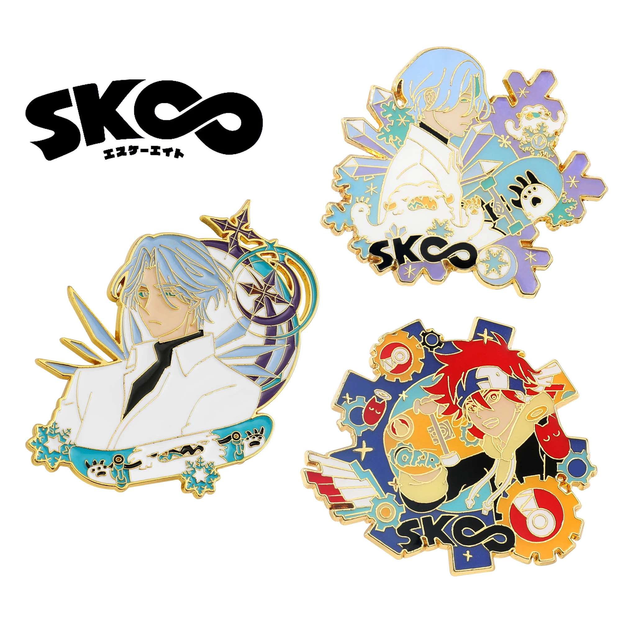 Langa Hasegawa (Snow) - SK8 The Infinity Anime Big Glitter Pin Badge B –  Miokii Shop