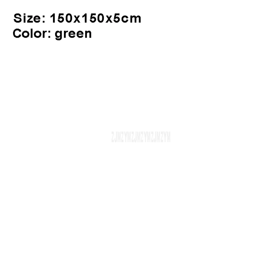 150cm green 120x10 см/150x5 см, полиуретановый Коврик для танцев на шесте, Противоскользящие коврики для фитнеса и йоги, водонепроницаемый утолщенный круглый танцевальный коврик для упражнений, безопасный коврик для спортзала - Цвет: 150cm green