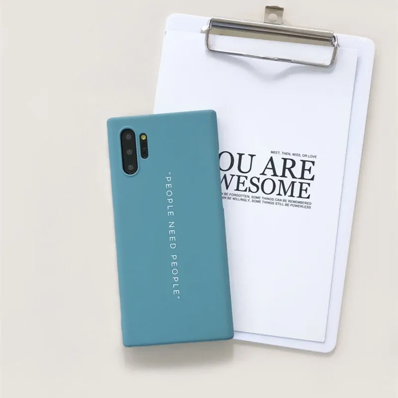 DCHZIUAN простой дизайн Матовый Жесткий чехол для телефона Samsung Galaxy Note 10 Plus S10 S9 S8 9 8