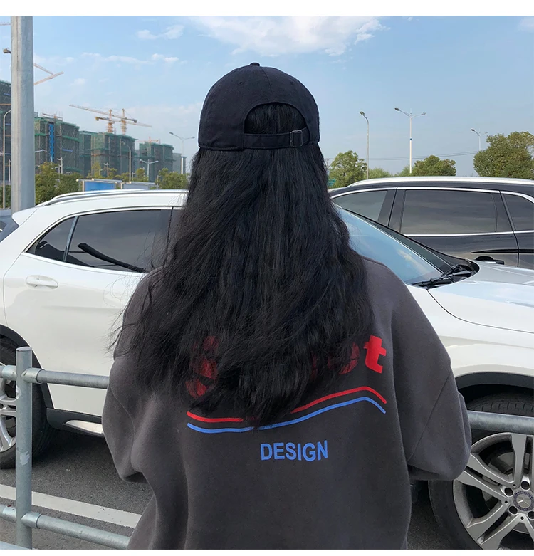 Женские толстовки, Harajuku, толстый, Ulzzang Ins, шикарный, ленивый, Повседневный, с буквенным принтом, толстовка, женский, Ретро стиль, Kawaii, джемпер для женщин