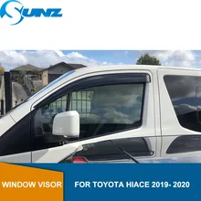 Дефлектор бокового окна для Toyota Hiace 4 двери-Ван Winodow козырек вентиляционные шторы Защита от солнца и дождя автомобильный Стайлинг SUNZ