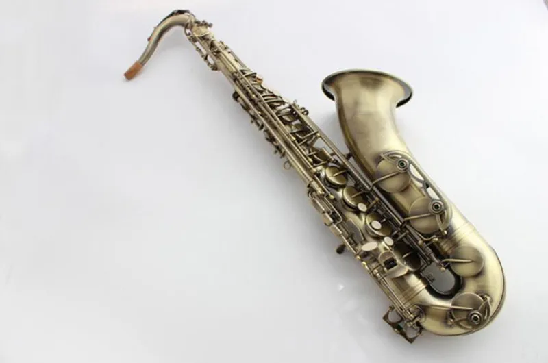 

Top Tenor Saxophone STS-802 Antique Copper Simulation Tenor Saxophone B Flat Musical Instrument Professional With Accessories