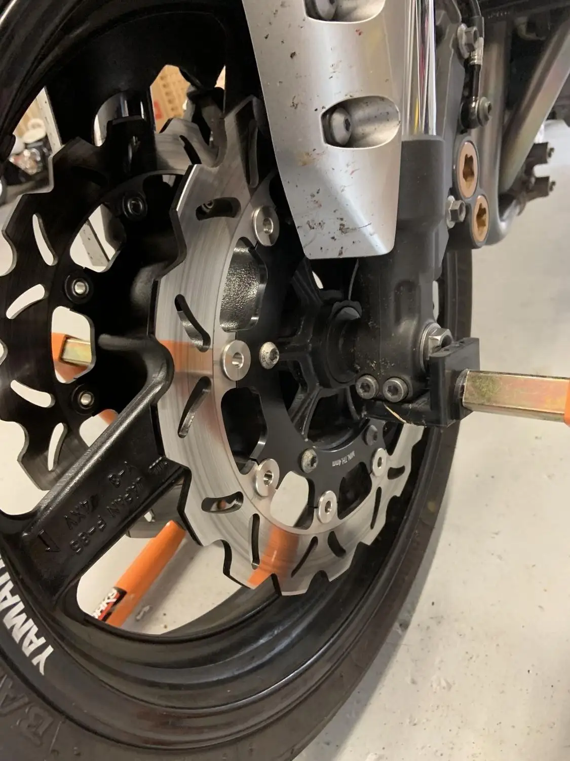 BIKINGBOY для YAMAHA YZF-R6 1999 2000 2001 2002 YZF-R1 2002 2003 КРУГЛЫЙ волнистые плавающей спереди и сзади тормозные диски роторы колодки