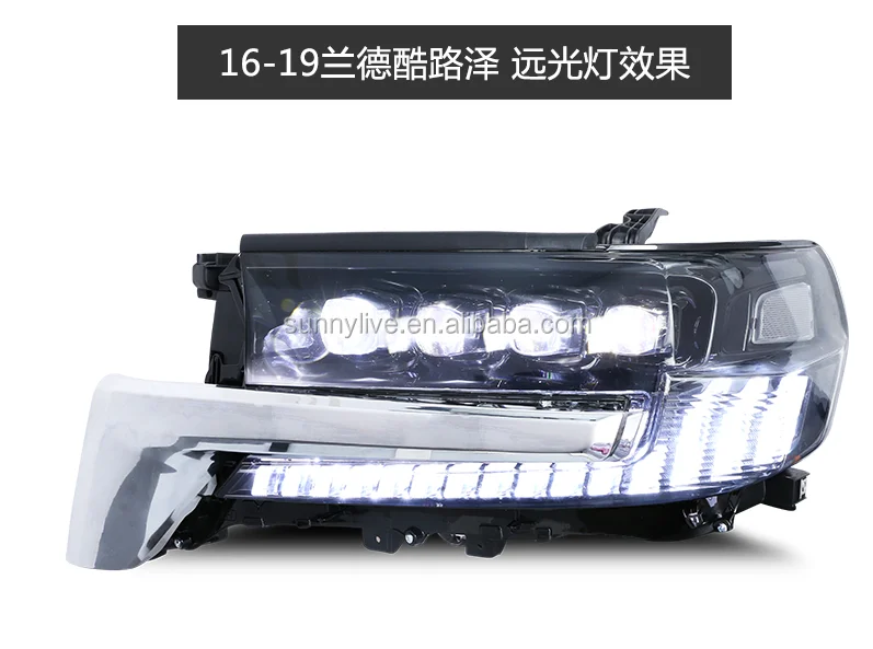 Полный светодиодный фонарь для- лет Land Cruiser LC200 FJ200 светодиодный головной фонарь LDV2
