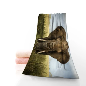 

New Arrival Cute Elephant Towel Multiple Color Microfiber Beach Bath Towel Sports Face Towel Customizable Printing Bath Towels