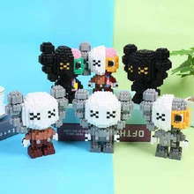 

1750pcs + Small Particle Building Block Cartoon Character 3D Model Auction Digital Assembly Building Block DIY Decompression Toy