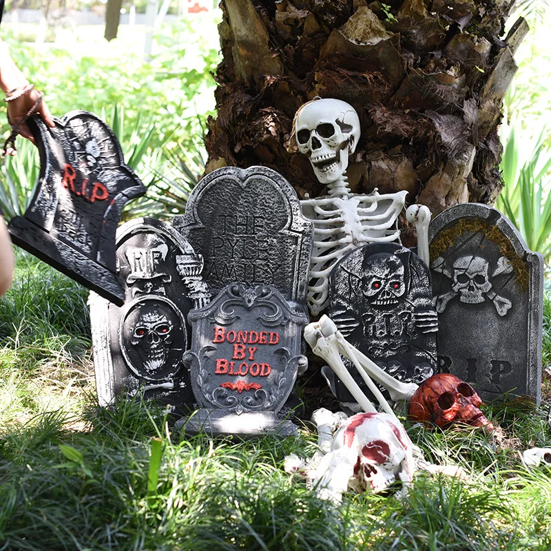 Ritueel Eerlijk peddelen Halloween Party Decoratie Grafsteen Graniet Grafsteen Tuin Decoratie  Schedel Horror Spookhuis Decor Schrikken Kid Levert|Feest Doe het zelf  Decoraties| - AliExpress