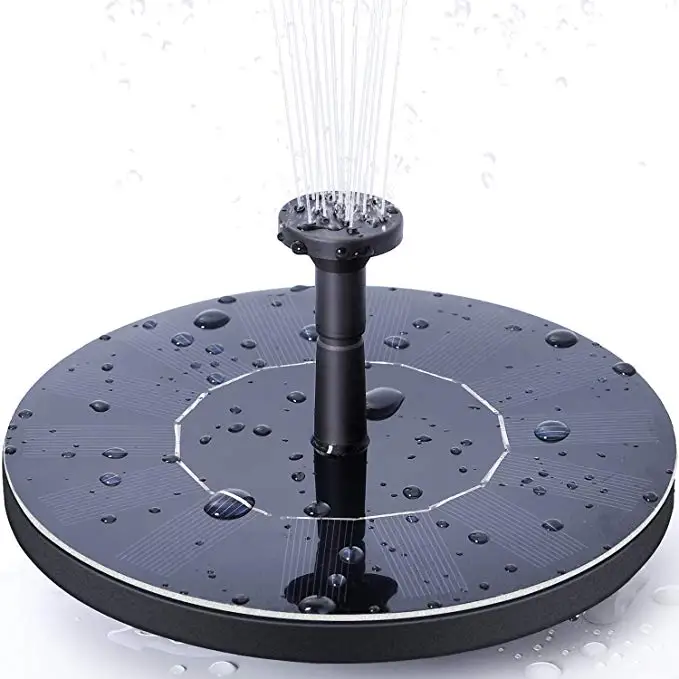 solar bird bath fountain pump, 1.