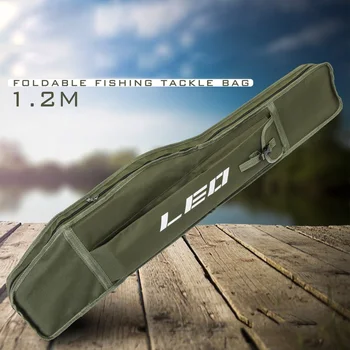 

Fishing Rod Bag Carrier 1.2m Foldable Portable Single Layer Fishing Tackle Tools Storage Bag Fishing Accessories
