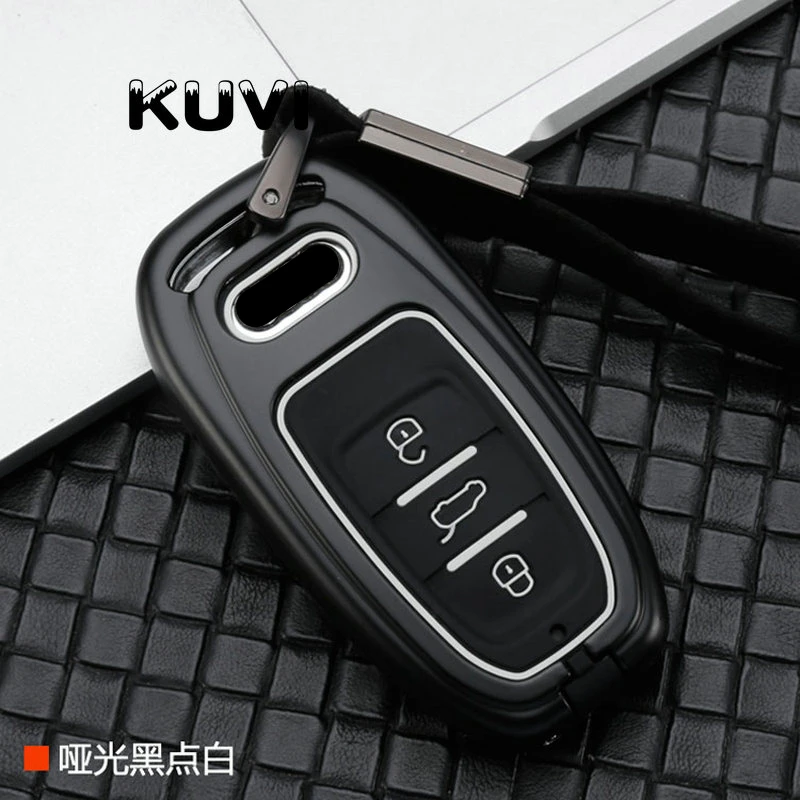Сплав цинка ключи Fob чехол в виде ракушки для Audi A1 A3 A4 A5 A6 A7 A8 Quattro Q3 Q5 Q7 2009 2010 2011 2012 2013