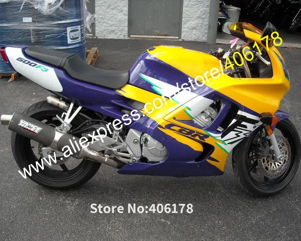 Комплект для Honda CBR 600 F3 1995 1996 95 96 разноцветный кузова мотоцикла Обтекатели (литьё