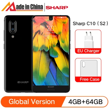 

Global Version Sharp AQUOS C10 S2 4GB RAM 64GB ROM Snapdragon 630 Octa Core 5.5'' FHD+ NFC 2700mAh 12.0MP 4G LTE SmartPhone