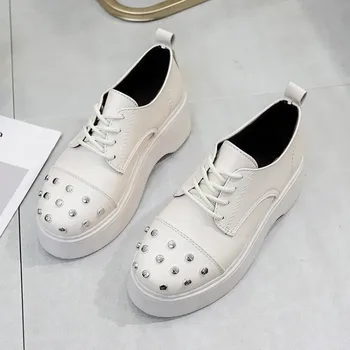 

Women Sneakers Fashion Platform Sneakers Ladies Chunky Walking Shoes Woman Leather Sports Shoes footwear E15-93
