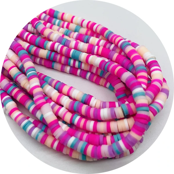 400pcs/Lot 4mm 16inch Round Slice Polymer Clay Beads For Jewelry Making DIY Handmade Charm Bracelet Necklace acrylic beads glass beads stone beads imitation pearl beads wood beads plastic beads acrylic craft beads abs beads resin beads metal beads