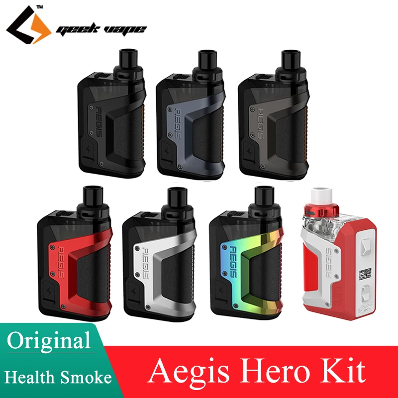 GeekVape Aegis Hero Kit 45W 1200mAh batterie 4ml Pod Fit G Coil Boost 0