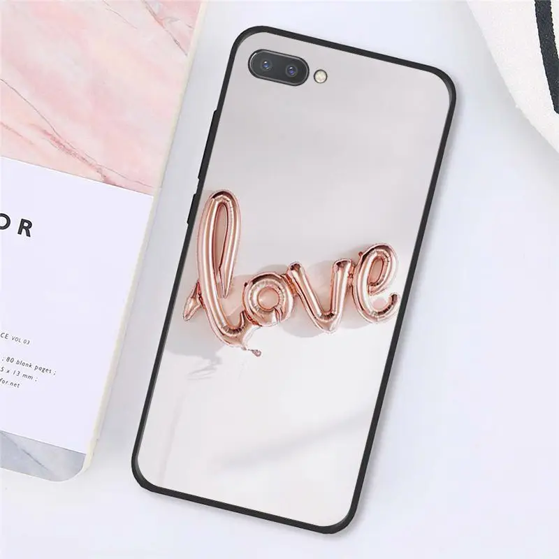 Gold Rose Love heart