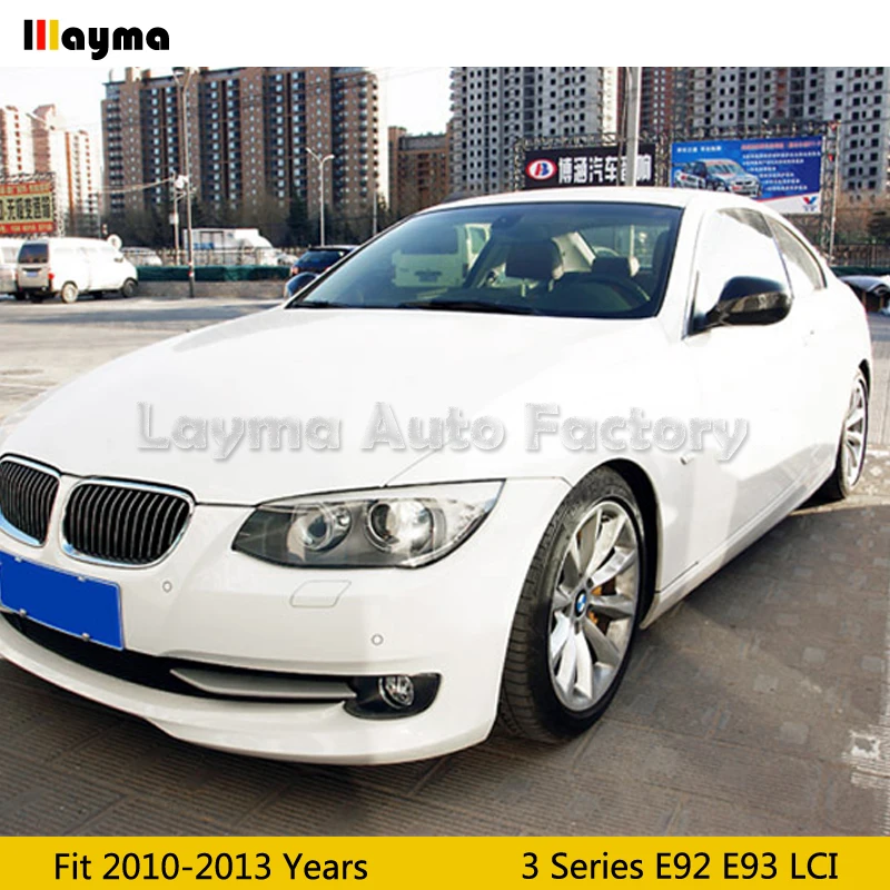 За Стиль Крышка для зеркала из углеродного волокна BMW 3 серии 2 купе E92 LCI 2010 2013 года