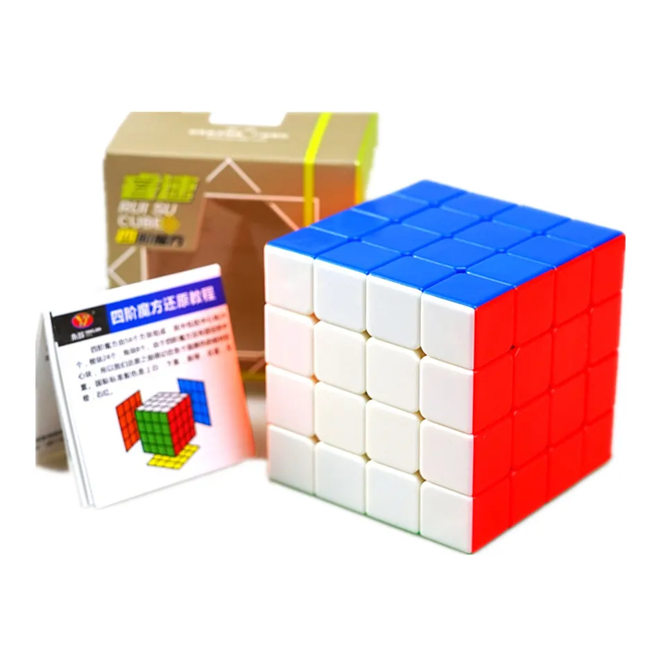 YJ 4x4 магический куб YJ 4x4x4 магический куб 4 слоя скоростной кубик Профессиональный кубик Магическая головоломка игрушка для детей Детская Подарочная игрушка