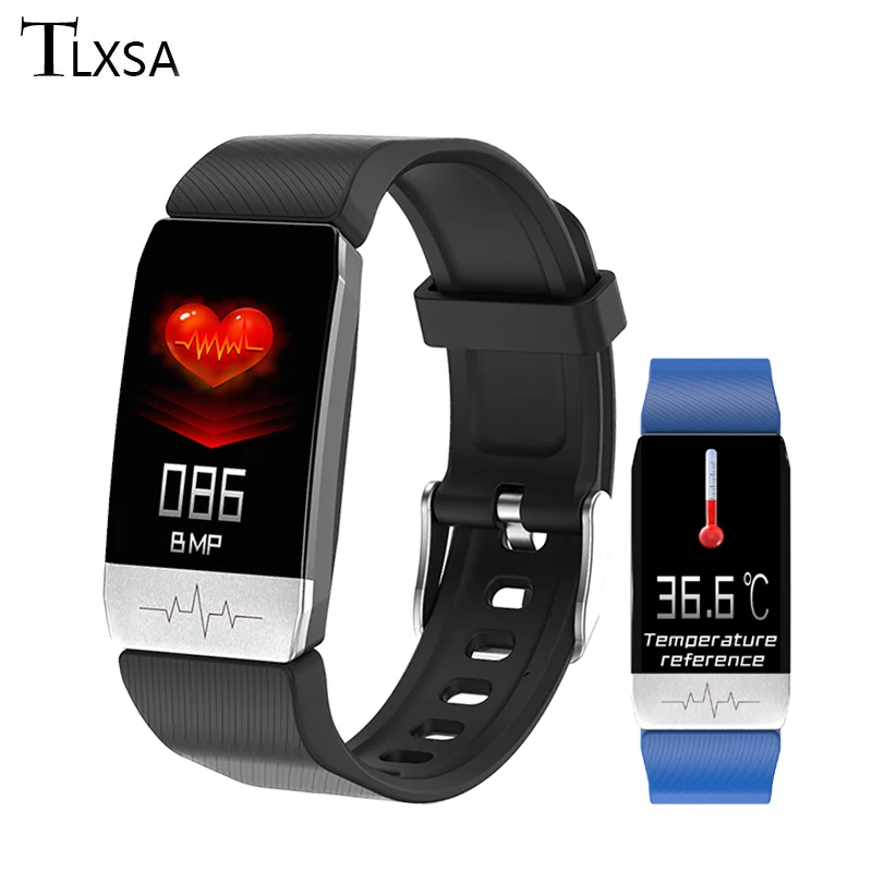 Smartband для мужчин и женщин измерение температуры ЭКГ пульсометр прогноз погоды