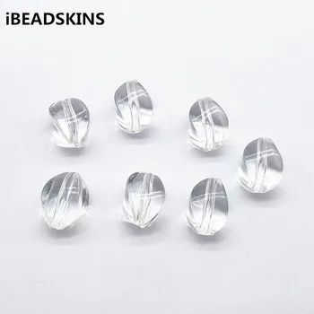 

New arrival! 21x14mm 170pcs/lot Clear Acrylic Twisted-shape beads forEarrings parts,hand Made Earrings Findings Jewelry DIY