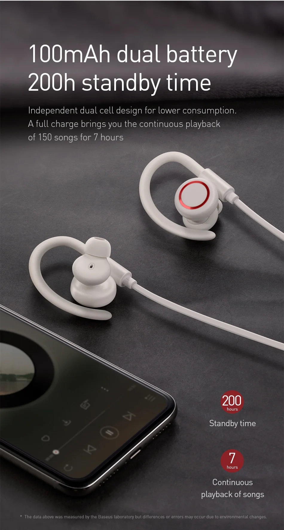 Baseus S17 Bluetooth 5,0 наушники беспроводные наушники Blutooth наушники Handsfree спортивные наушники игровая гарнитура телефон
