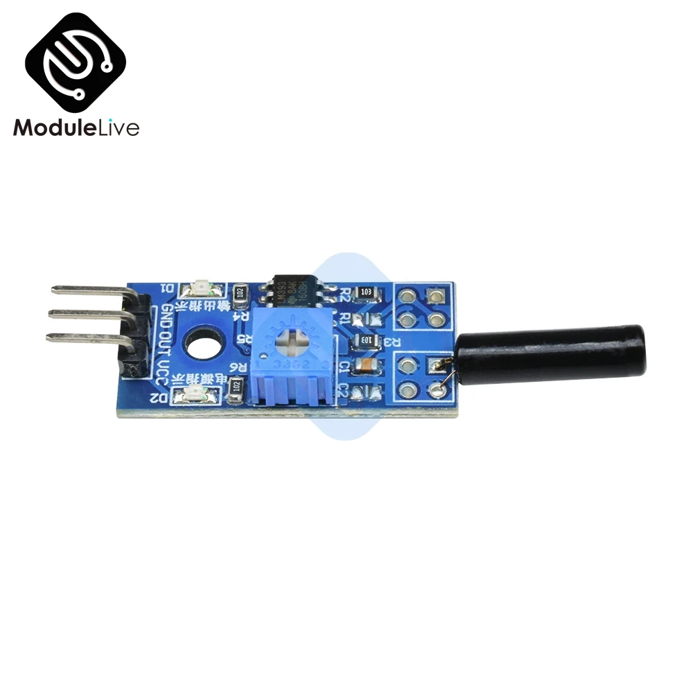 Vibrations Sensor LM393 für Arduino Vibration Schwingungssensor Tilt Modul 
