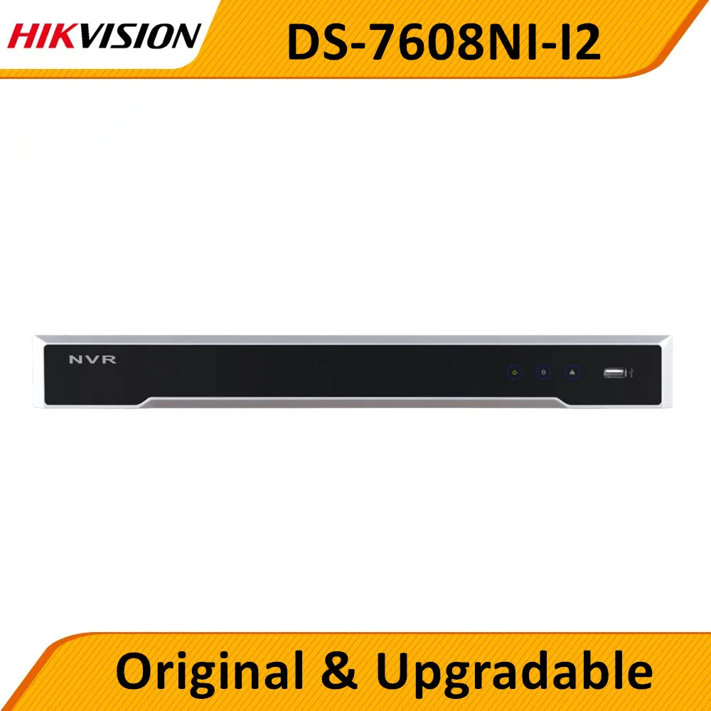 Hikvision Original 8CH 12MP NVR DS-7608NI-I2 2SATA Network Video Recorder Plug &amp Play Support dual-os | Безопасность и защита
