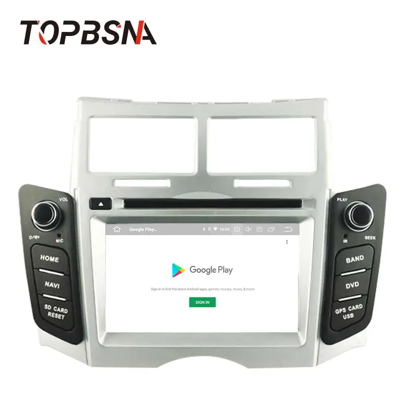 Topsna Android 9,0 автомобильный dvd-плеер для Toyota Yaris 2005-2011 gps навигация 2 Din стерео аудио Wi-Fi головное устройство Радио RDS Авто